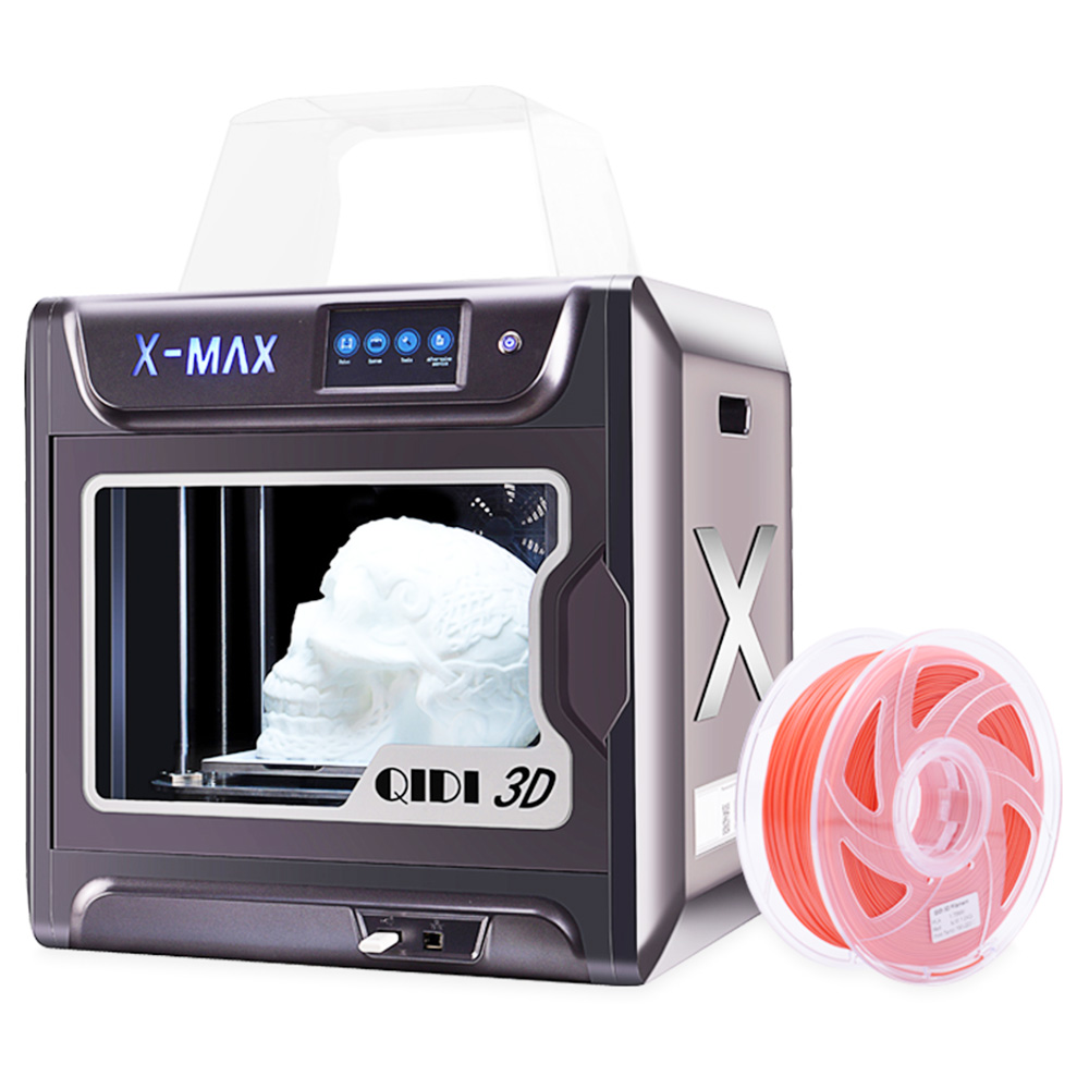 R QIDI TECHNOLOGY X-MAX 3D Printer 5 Inch Touchscreen WiFi Function 300x250x300mm Print Size