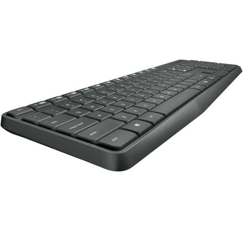Keyboard and Wireless Mouse Logitech 920-007919 Grey