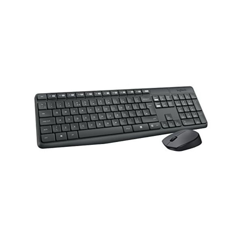 Keyboard and Wireless Mouse Logitech 920-007919 Grey | Europe