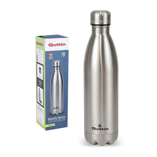 Quttin Stainless Steel Flask Suitable for use with hot or cold water