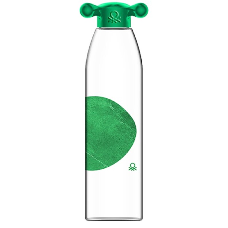 Water bottle Benetton Borosilicate Glass (550 ml)