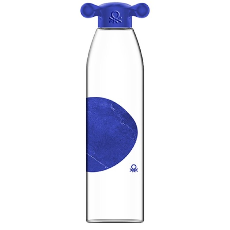Water bottle Benetton Borosilicate Glass (550 ml)