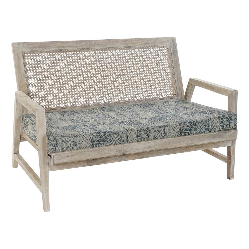 

Cotton Armchair With Backrest And Wooden Frame (115 x 72 x 73 cm)