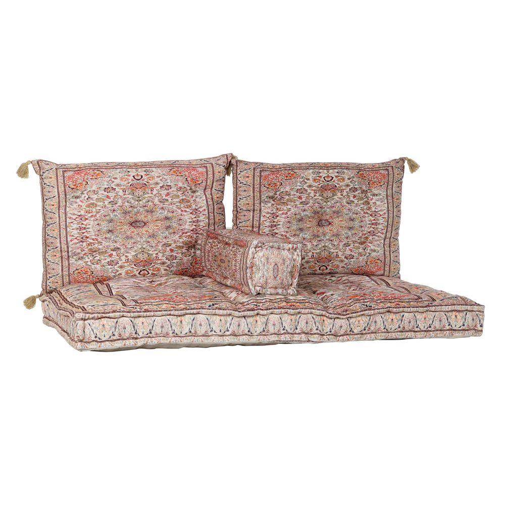 

4PCS Cotton Floor Sofa Lazy Sofa Loveseat