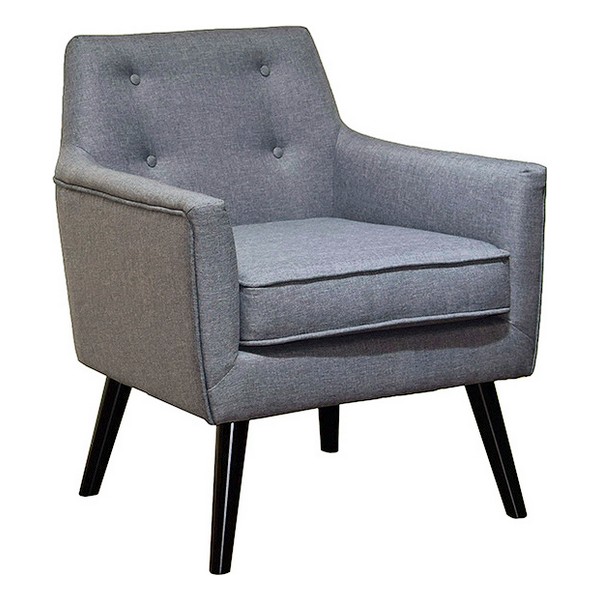 

Polyester Armchair With Backrest And Wooden Legs (71 x 70 x 82 cm)
