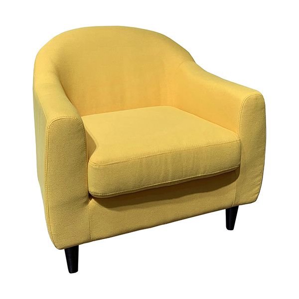 

Armchair With Wooden Legs And Curved Backrest (80 x 76 x 73 cm)