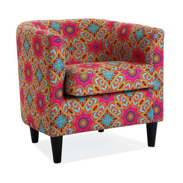 

AUBREY Cotton Armchair With Curved Backrest (60 X 62 x 62 cm)