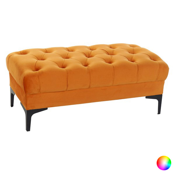 

DKD Home Decor Velvet Footstool With Metal Legs (99 x 46 x 40 cm)