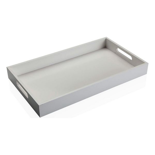 Side Table Metal MDF Wood (26 x 61 x 46 cm)