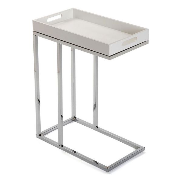 Side Table Metal MDF Wood (26 x 61 x 46 cm)