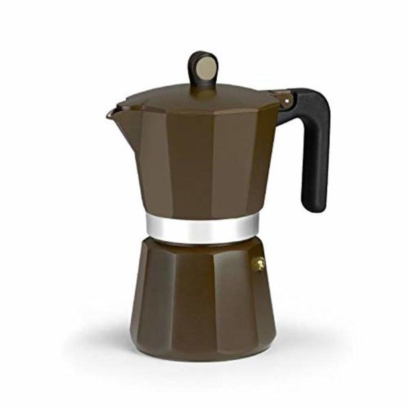 

Aluminum Coffee Pot With Ergonomic Handle