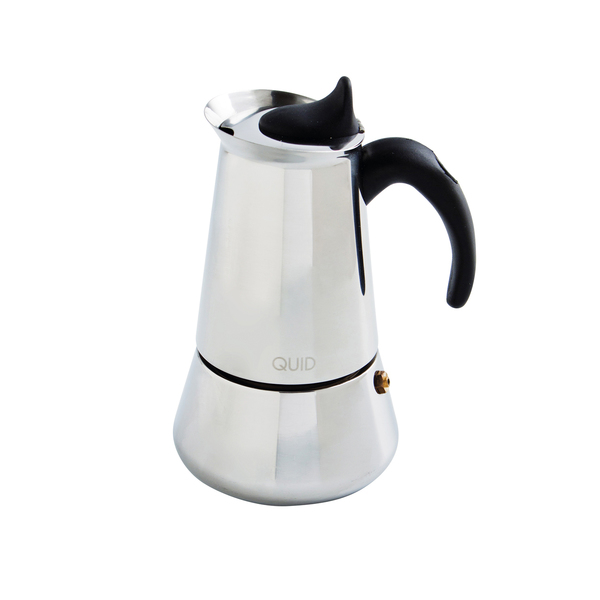 Stainless Steel Coffee Pot With Ergonomic Handle