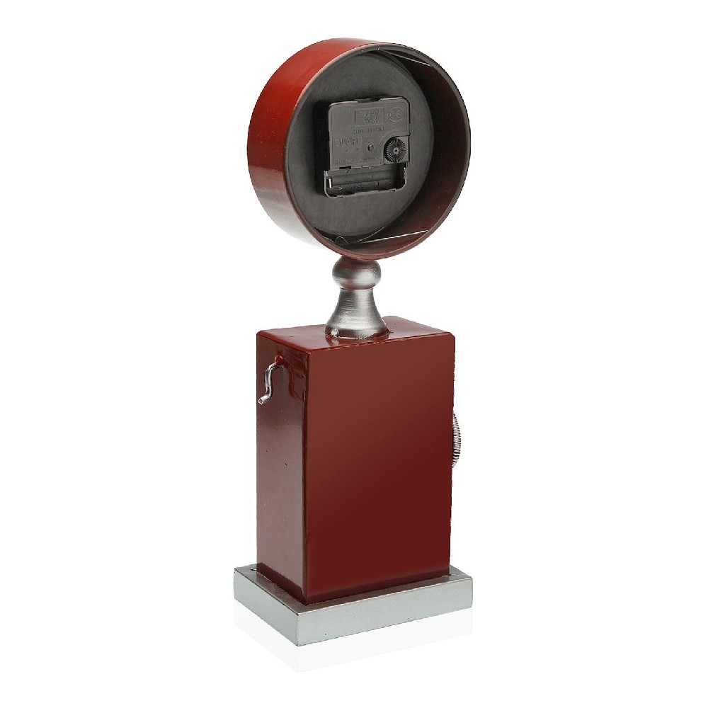 Table clock Gas Metal (8,8 x 34 x 12 cm)