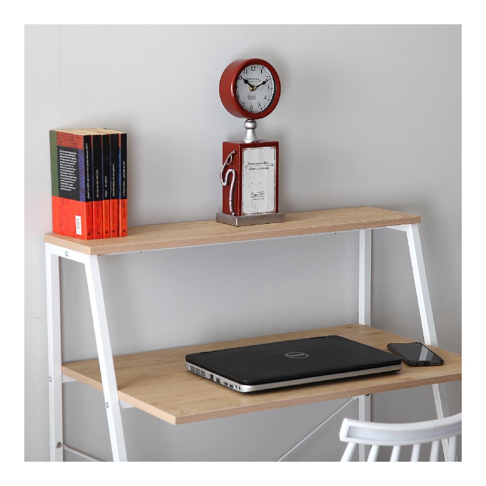 Table clock Gas Metal (8,8 x 34 x 12 cm)