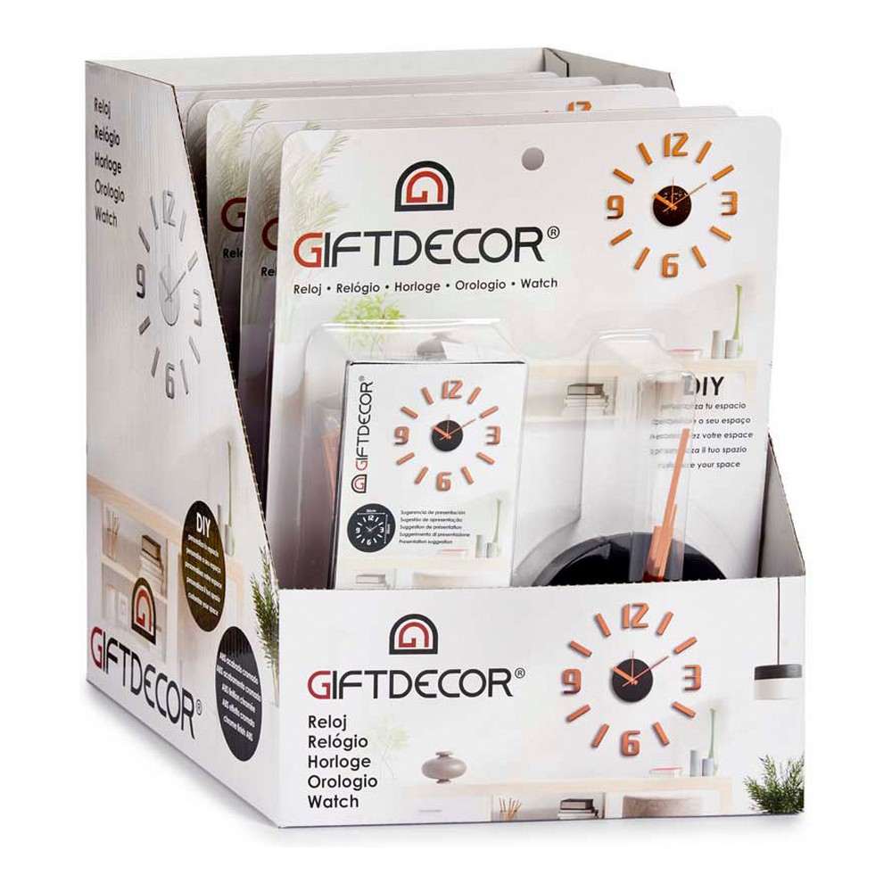 Wall Clock Adhesive ABS EVA (? 45 cm)