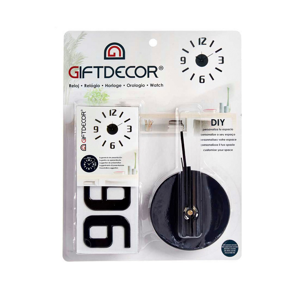 Wall Clock Adhesive ABS EVA (? 45 cm)