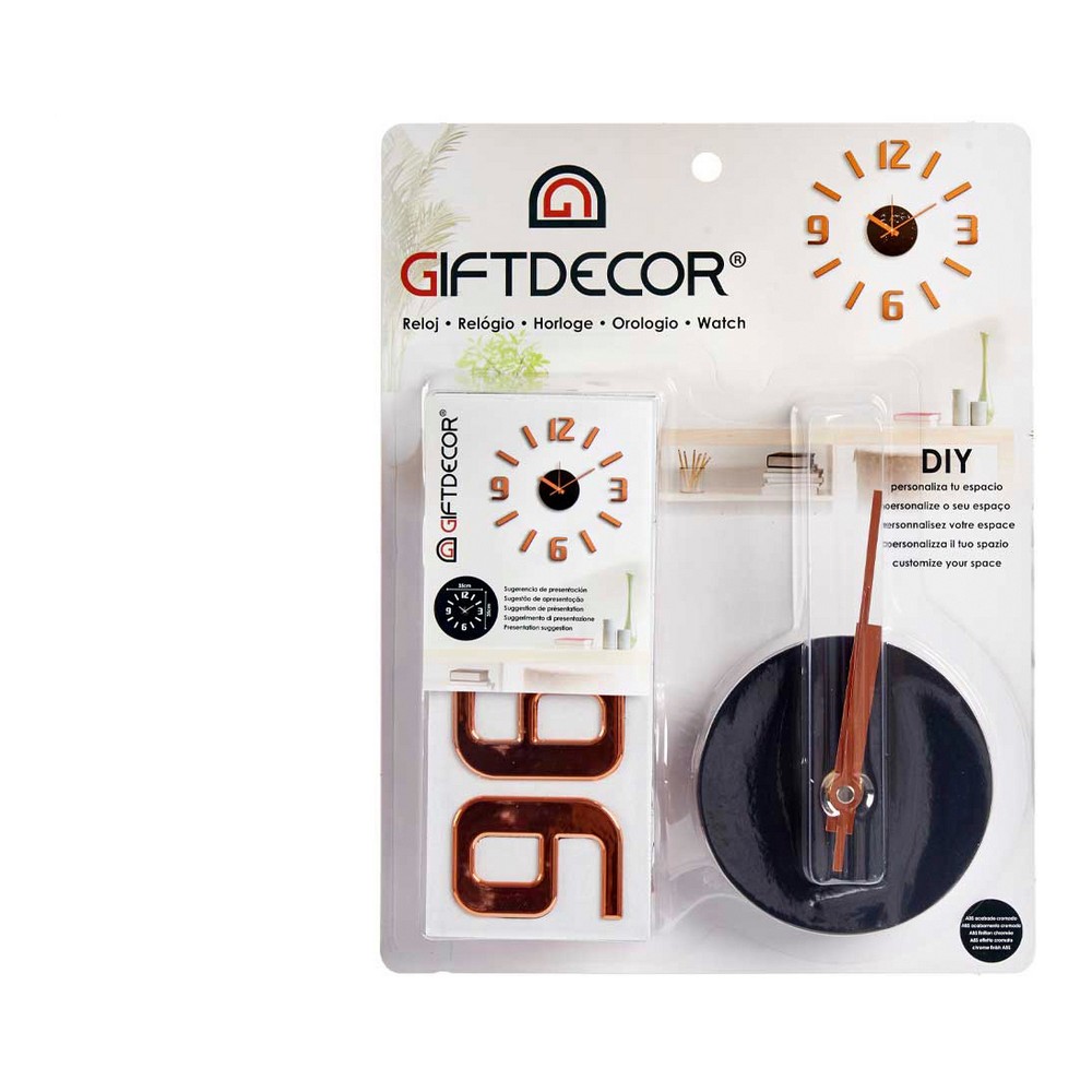 Wall Clock Adhesive ABS EVA (? 45 cm)