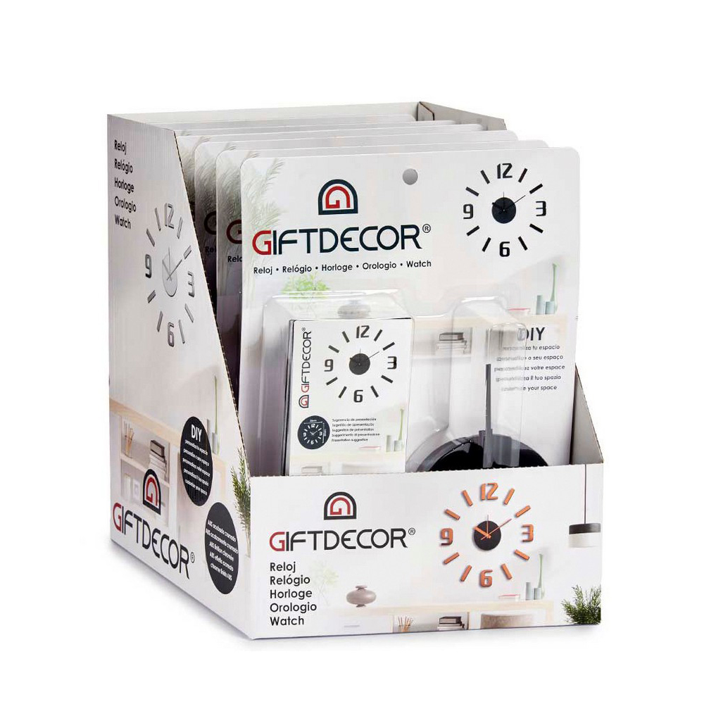 Wall Clock Adhesive ABS EVA (? 45 cm)