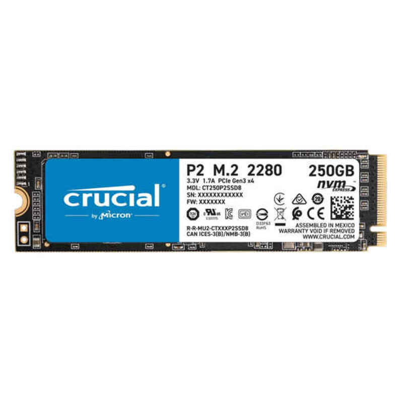 

Crucial P2 Solid State Drive M.2 SSD 940 MB/s-2300 MB/s