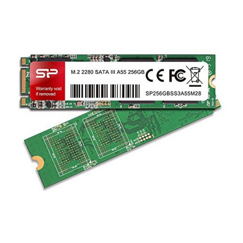 Silicon Power A55 Solid State Drive M.2 SSD 530 MB/s-535 MB/s (2.2 x 8 x 0.35 ซม.)