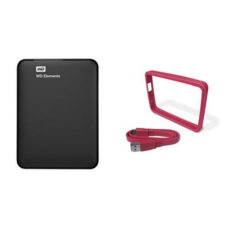 Hard Drive Western Digital WD Elements Portable WDBUZG0010BBK-WESN 1 TB 2,5 USB 3.0