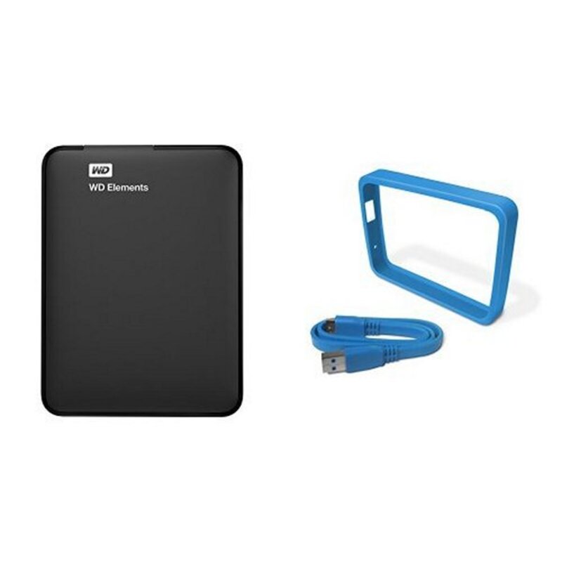 Hard Drive Western Digital WD Elements Portable WDBUZG0010BBK-WESN 1 TB 2,5 USB 3.0