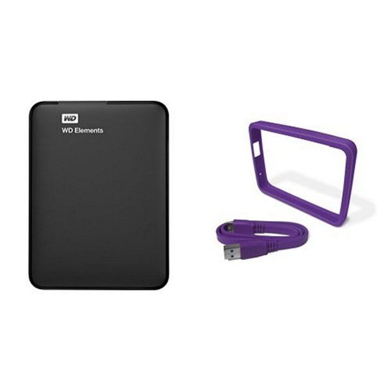 Hard Drive Western Digital WD Elements Portable WDBUZG0010BBK-WESN 1 TB 2,5 USB 3.0