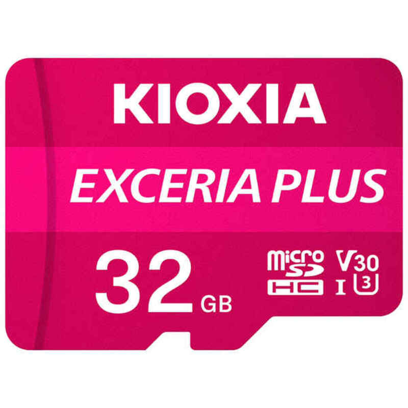 بطاقة ذاكرة Kioxia Exceria Plus Micro SD مع محول 100 ميجا بايت / ثانية