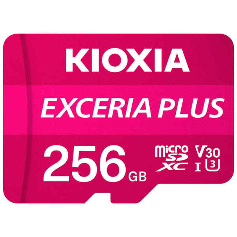 Kioxia Exceria Plus Micro SD Memory Card with Adaptor 100 Mb/s Europe