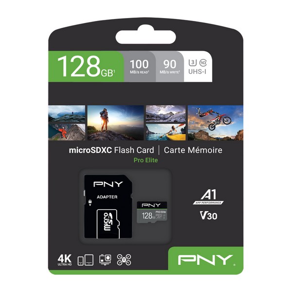 

PNY Pro Elite Micro SD Memory Card with Adaptor Black