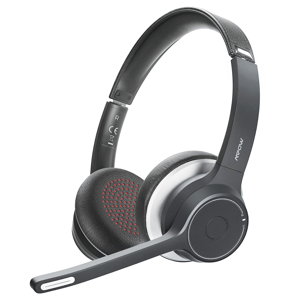 Mpow HC5 Wireless Headset with Dual Noise Canceling Microphone 22 Hours Playtime