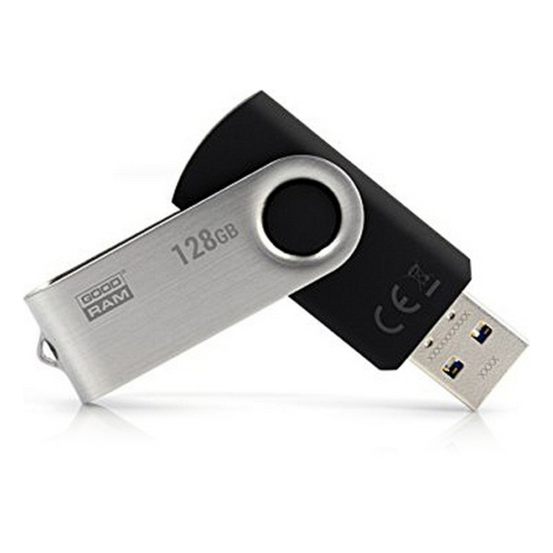 USB-накопитель GoodRam UTS3 USB 3.1 60 МБ / с, черный (5.71 x 1.93 x 1.07 см)
