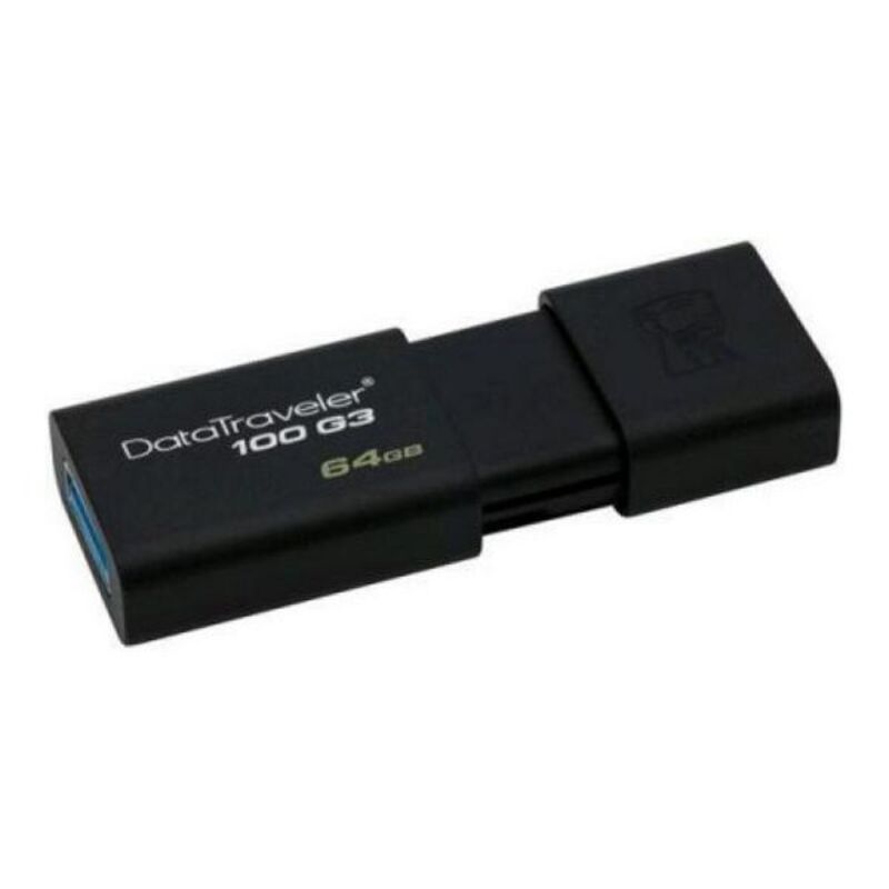 

Kingston USB Stick USB 3.0 10 MB/s Black (6.96 x 2.24 x 1.27 cm)