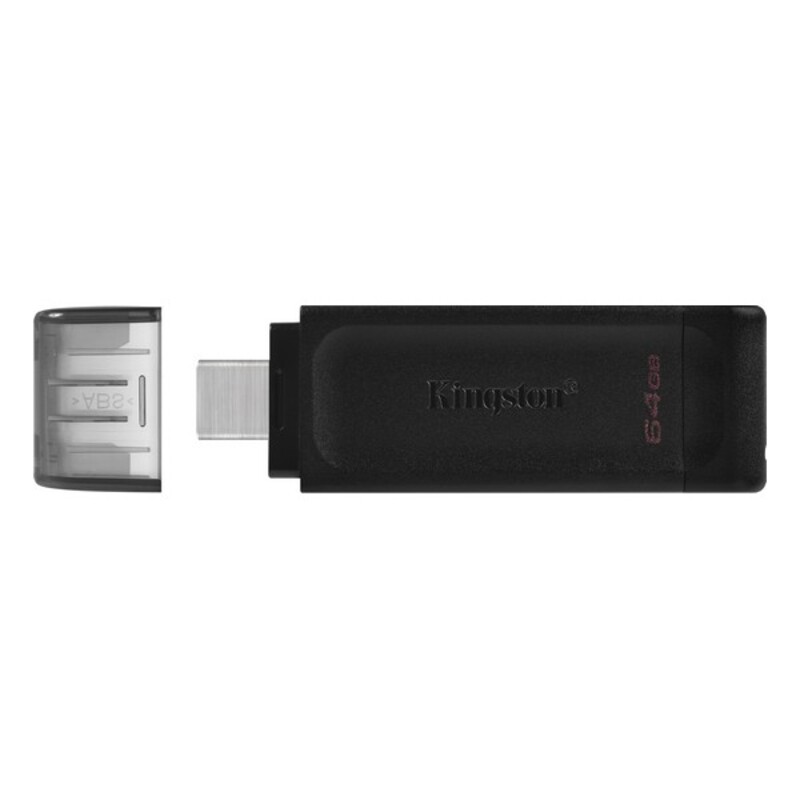 Chiavetta USB Kingston USB Type-C 3.2 nera