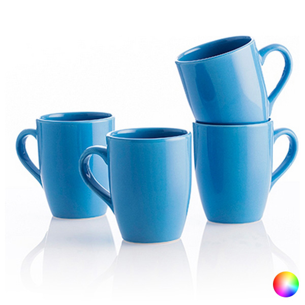 

Benetton 4pcs 360ml Rainbow Stoneware Mug Dining Office Cup