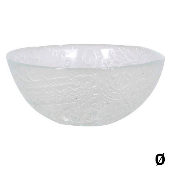

Glass Breakfast Bowl With Relief Tableware