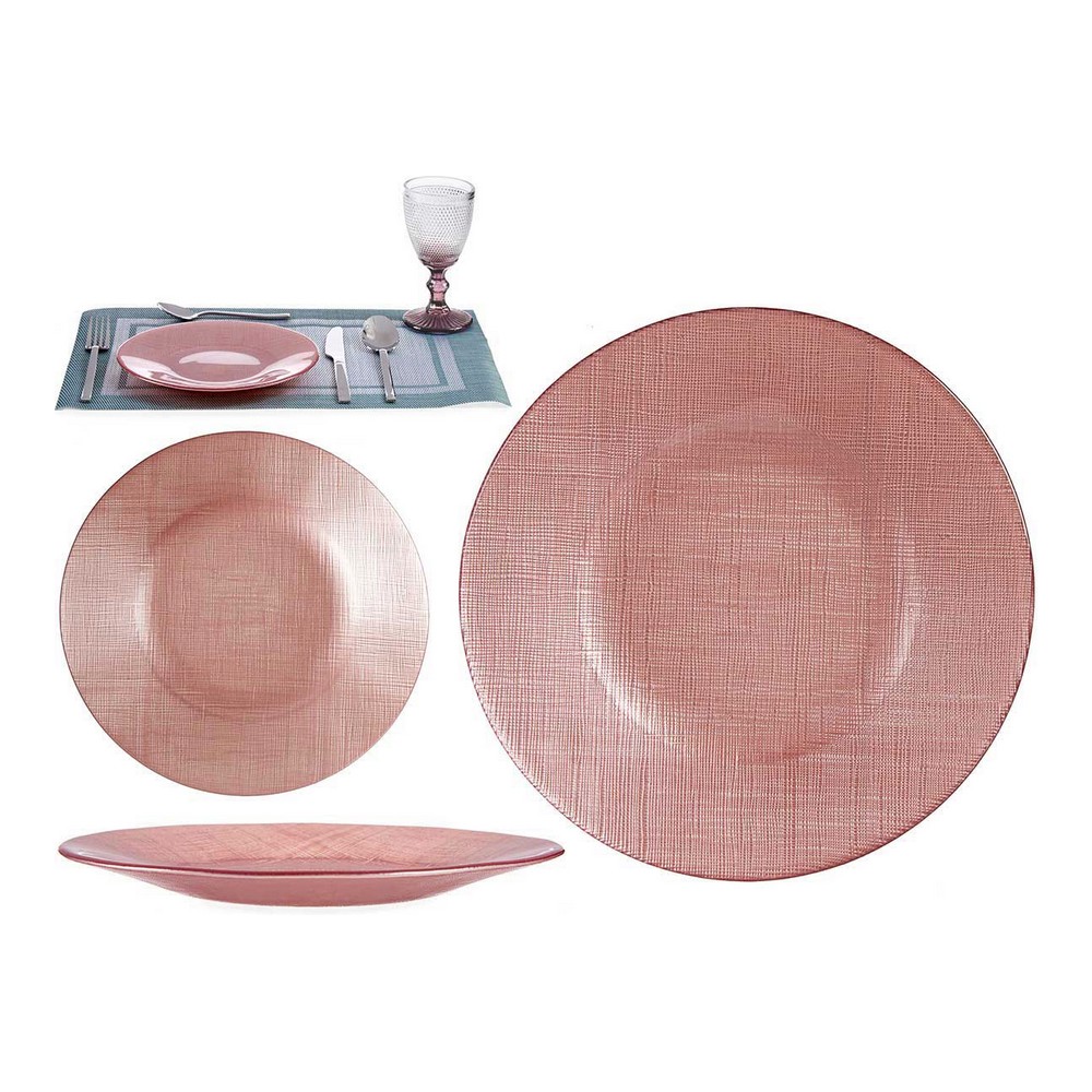 

Crystal Flat Plate Tableware (21 x 2 x 21 cm)