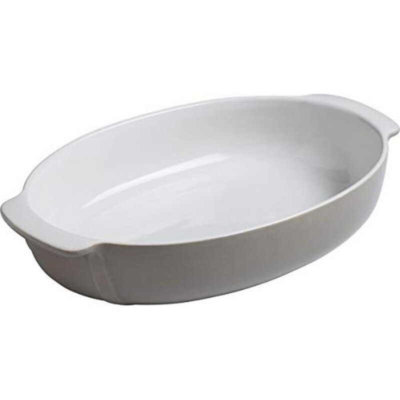 Oven Dish Pyrex Signature White Ceramic (30 x 20 cm)