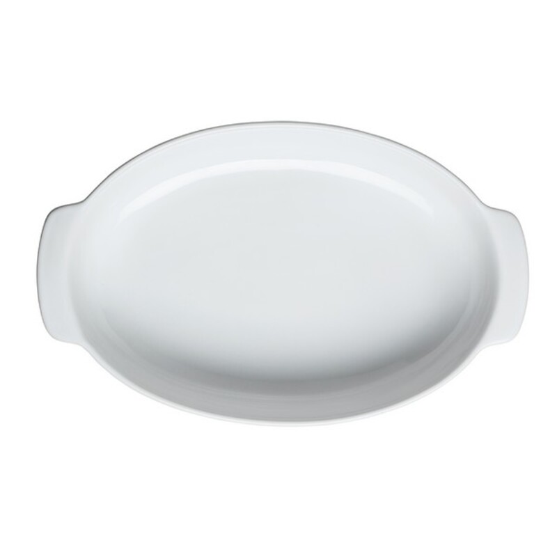 Oven Dish Pyrex Signature White Ceramic (30 x 20 cm)