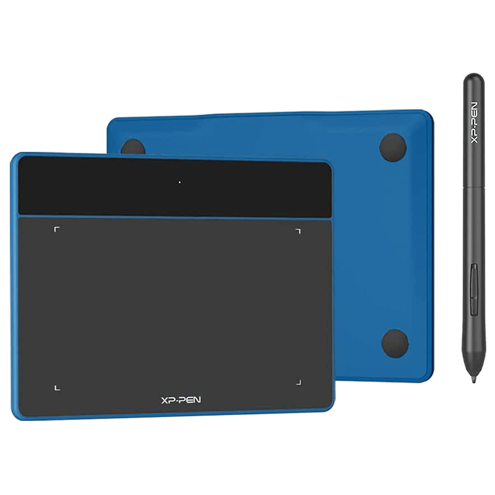 

XP-PEN Deco Fun S Graphic Tablet with 6.3 x 4 Inch Work Surface, for OSU Drawing, Online Education, Business Signature, Compatible with Android, Mac, Linux, Windows, Chrome OS - Blue