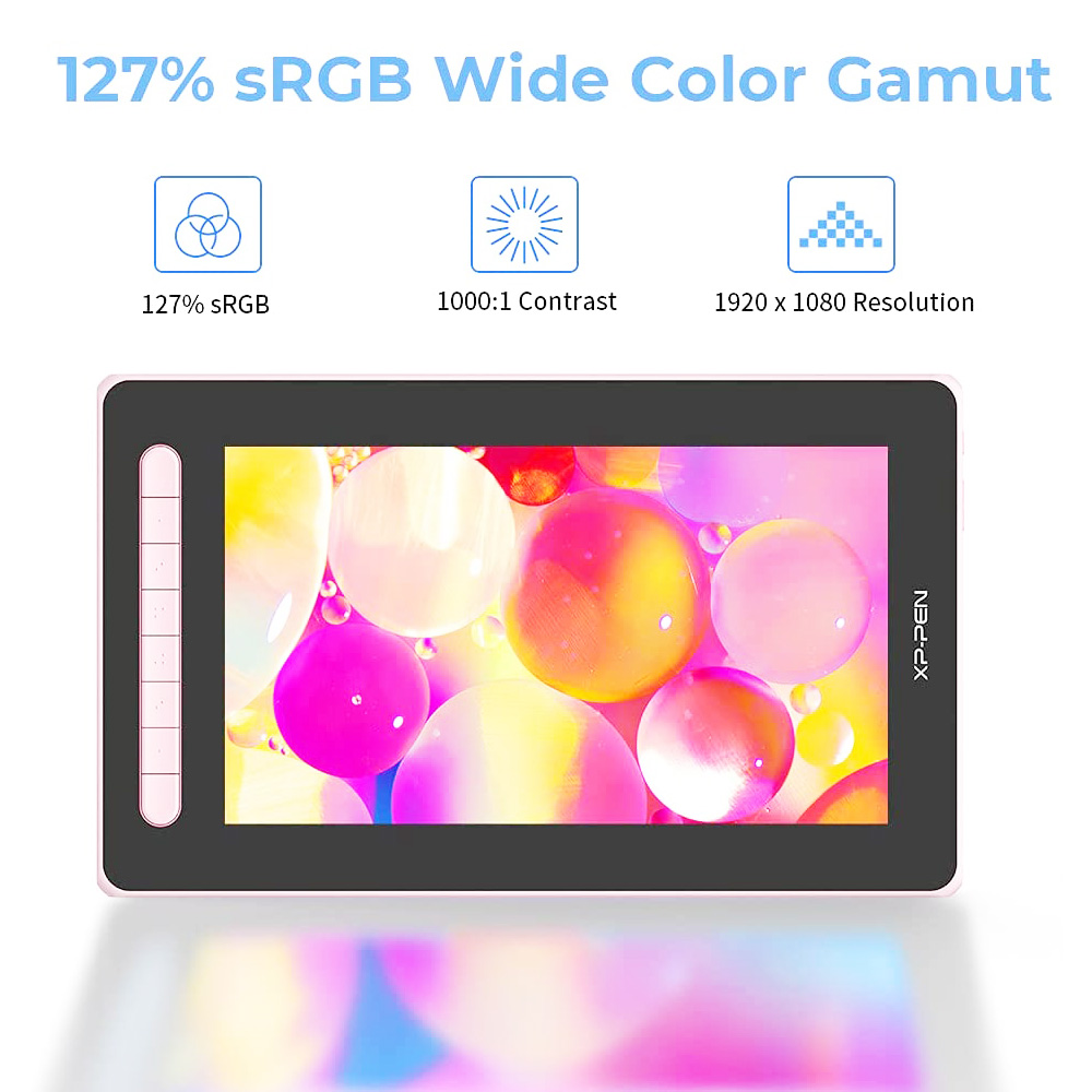 XPPEN Artist 12 2nd Generation　ピンク XP-Pen Artist 12 2nd Gen Display Tablet 11.9-inch Pen Tablet