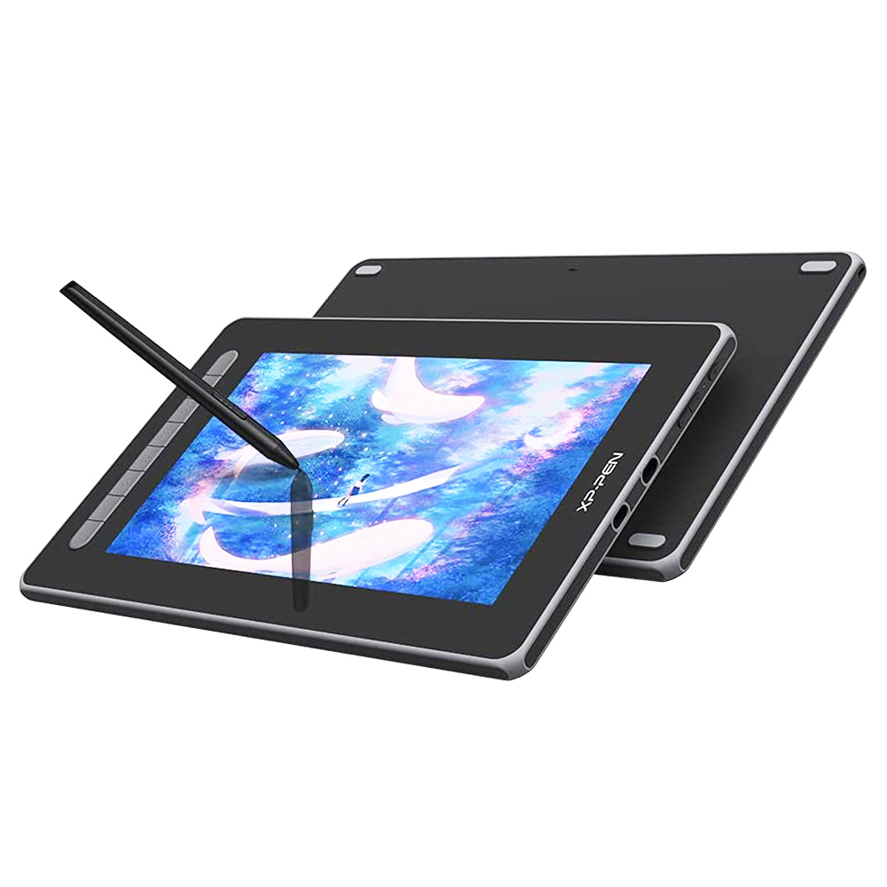 

XP-PEN Artist 12 2nd Generation Graphic Tablet with 13.6 x 8.2 Inch 127% sRGB Display, 8192 Level Stylus Pen, for Drawing, Design, Editing, Compatible with Windows, Mac, Chrome OS, Linux, Android - Black