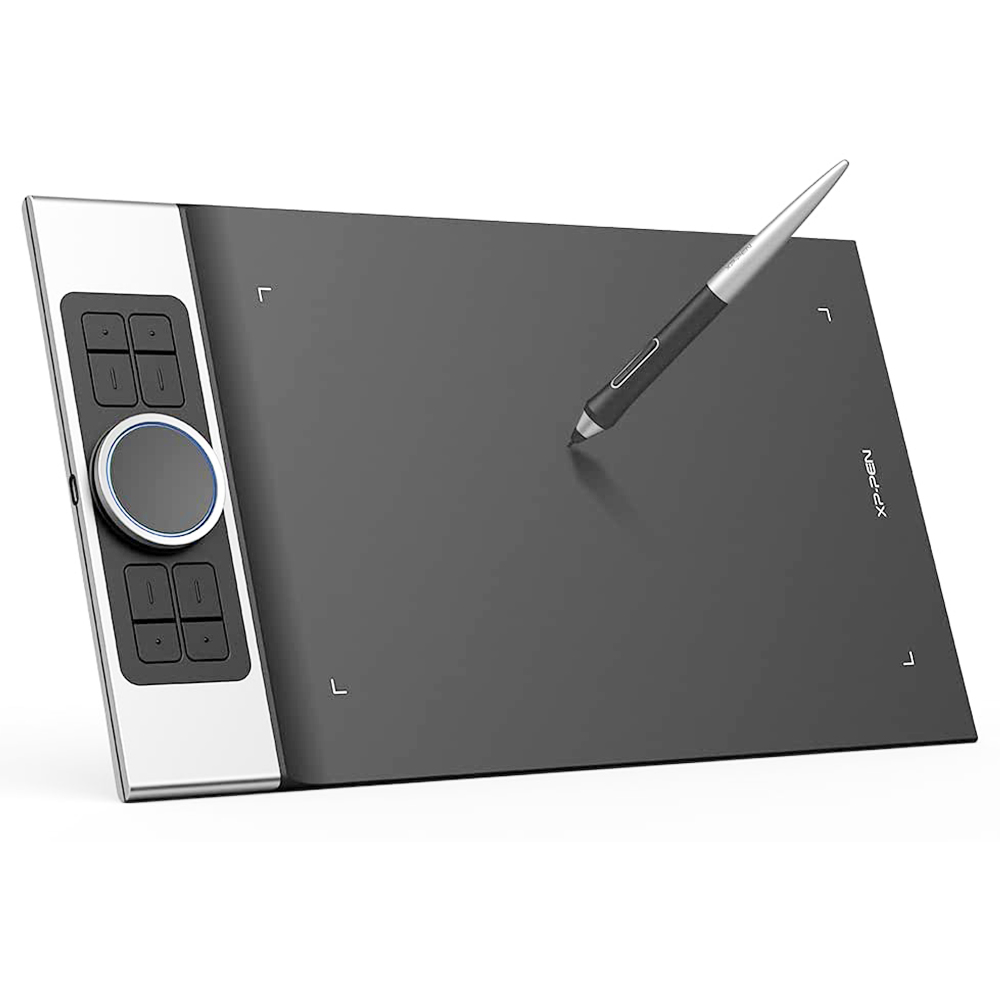 

XP-PEN Deco Pro MW Graphic Tablet with 11 x 6 Inch Work Surface, 8192 Level Stylus Pen, for Drawing, Design, Editing, Compatible with Mac, Windows, Android - Black