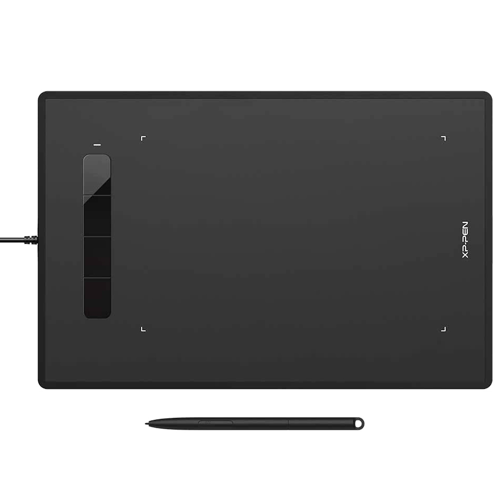 

XP-PEN Star G960 Graphic Tablet with 8.35 x 5.33 Inch Work Surface, 8192 Level Stylus Pen, for Drawing, Design, Editing, Compatible with Mac, Windows - Black