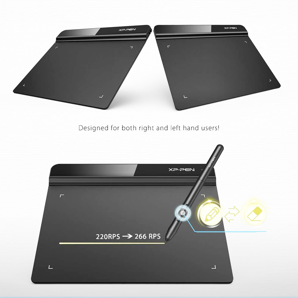 XP-Pen Star G640 Graphic Tablet with 6 x 4 Inch Work Surface Black