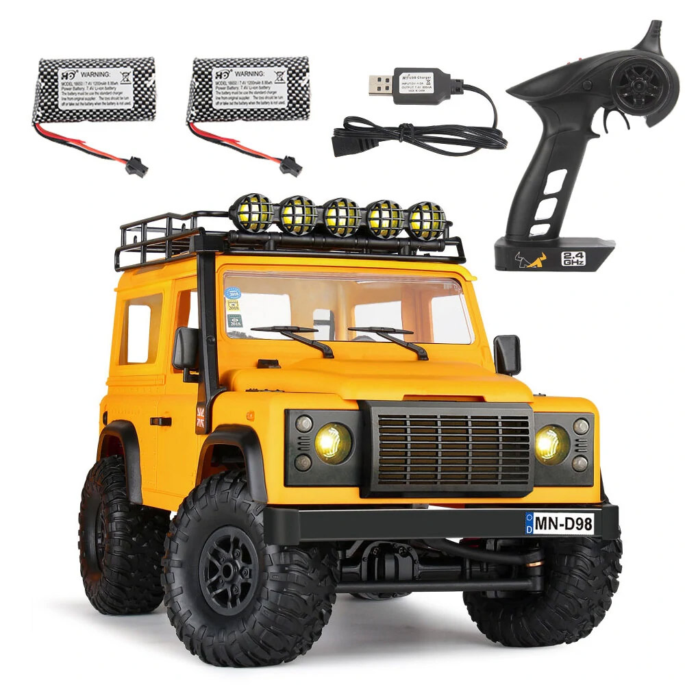 MN Model MN98 1/12 2.4G 4WD Climbing Off-road Vehicle RC Car RTR - Two Batteries