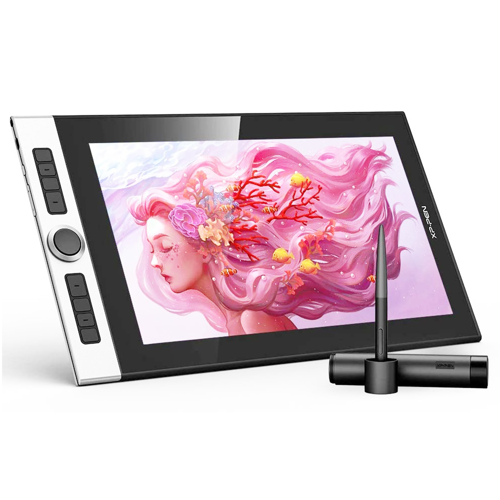 

XP-PEN Innovator 16 Graphic Tablet with 15.6 Inch 1920 x 1080 IPS Display, 8192 Level Stylus Pen, for Drawing, Design, Editing, Compatible with Windows, Mac, Chrome OS - Black