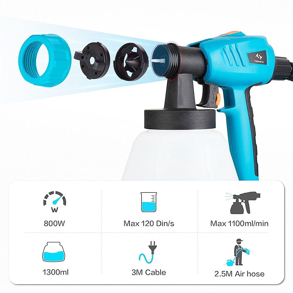 Tilswall Paint Sprayer 800W Blue