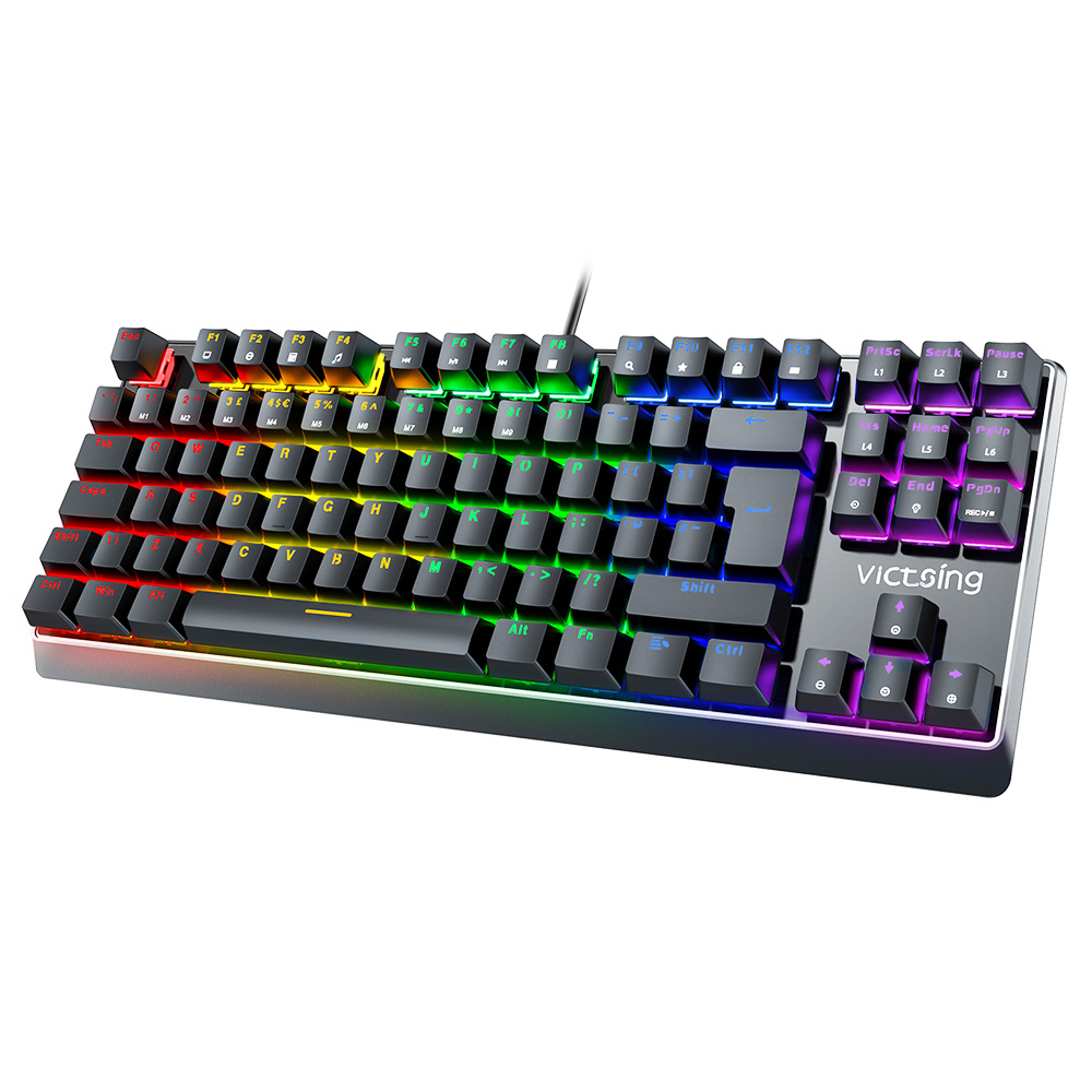 

Victsing Wired Mechanical Gaming Keyboard with 88 Keys Full Anti-Ghosting, 24 Customized Backlight Modes