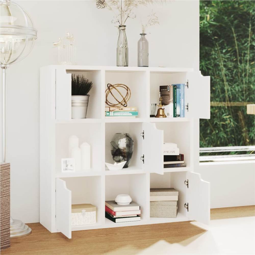 

Bookshelf White 88.5x27.5x88 cm Chipboard
